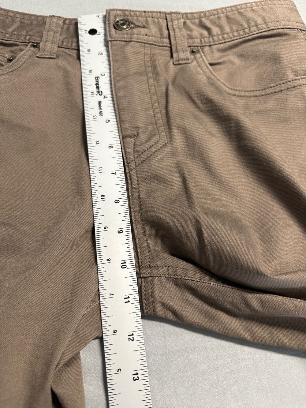 Prana Slim Fit Pants Men’s Size 30x32 Brown 5-Pocket Stretch Casual Chino Jeans - Picture 9 of 14